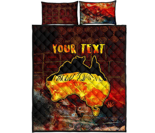 aboriginal-personalised-quilt-bed-set-anangu-custodians