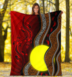 aboriginal-premium-blanket-aboriginal-flag-lizard-dot-painting-style