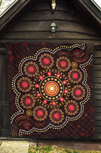 aboriginal-premium-quilt-australian-colorful-flower-dot-painting-art