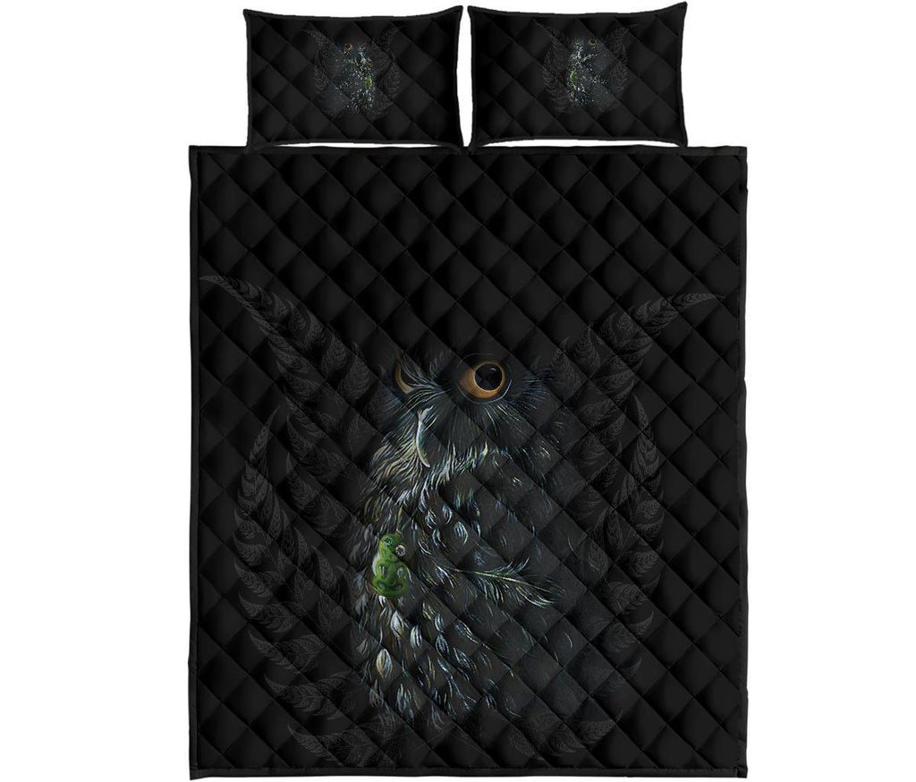 maori-morepork-quilt-bed-set