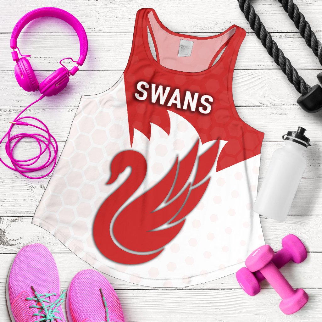 Sydney Women Racerback Tank Swans - Vibe Hoodie