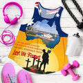 Anzac Day Women's Racerback Tank - Today's Peace Is Yesterday's Sacrifice - Vibe Hoodie