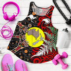 New Zealand Australia Women Racerback Tank - Maori Aboriginal - Vibe Hoodie