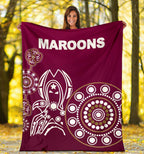 queensland-premium-blanket-maroons-simple-indigenous