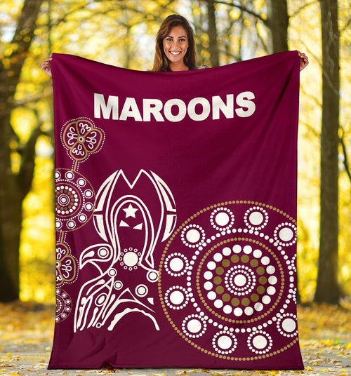 queensland-premium-blanket-maroons-simple-indigenous