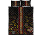quilt-bed-set-aboriginal-dot-panting-art-stripe-lines