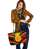 aboriginal-leather-tote-bag-indigenous-flag-with-footprint-hand-art