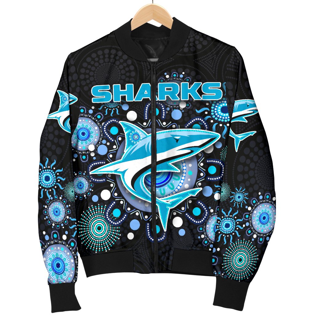 cronulla-bomber-jacket-sharks-indigenous-for-women