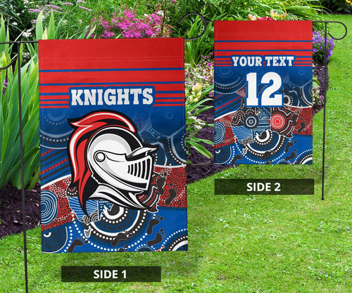 custom-personalised-knights-flag-newcastle-aboriginal-horizontal-style