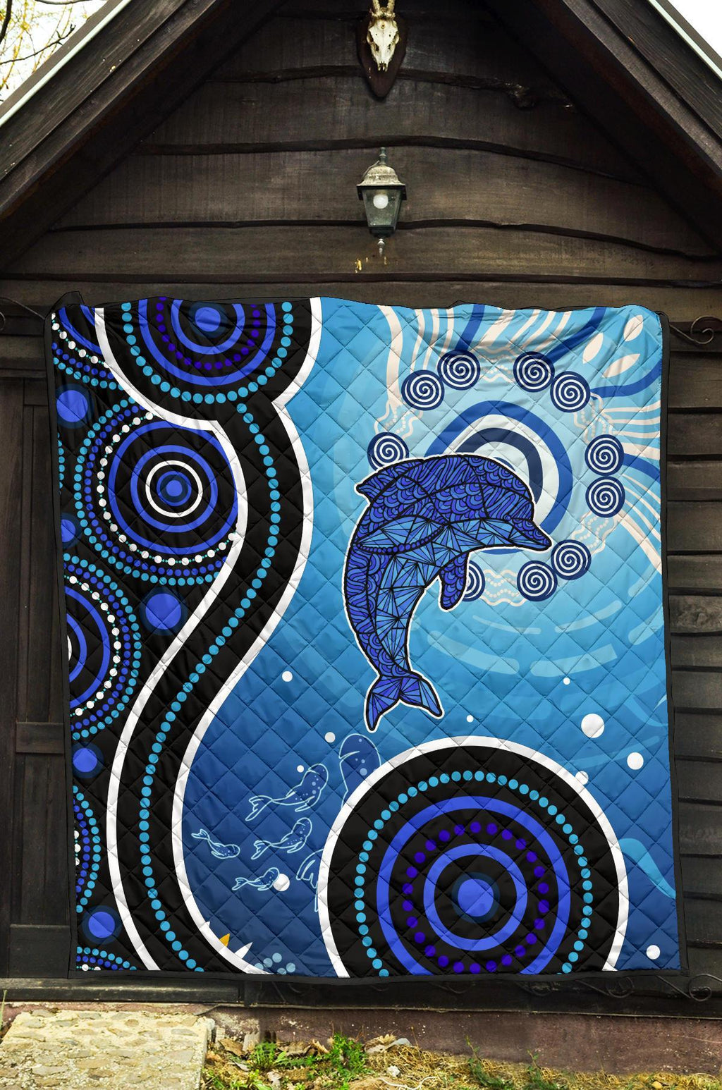 aboriginal-premium-quilt-dolphin-and-aboriginal-dot-patterns