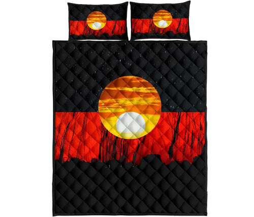 rugby-life-australia-aboriginal-flag-quilt-bed-set-k5-limited-edition