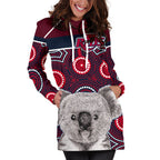reds-rugby-australian-women-hoodie-dress-simple-indigenous-queensland
