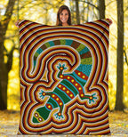 aboriginal-premium-blanket-lizard-dot-painting-patterns