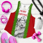 Christmas Women's Racerback Tank - Merry Christmas Koala - Vibe Hoodie