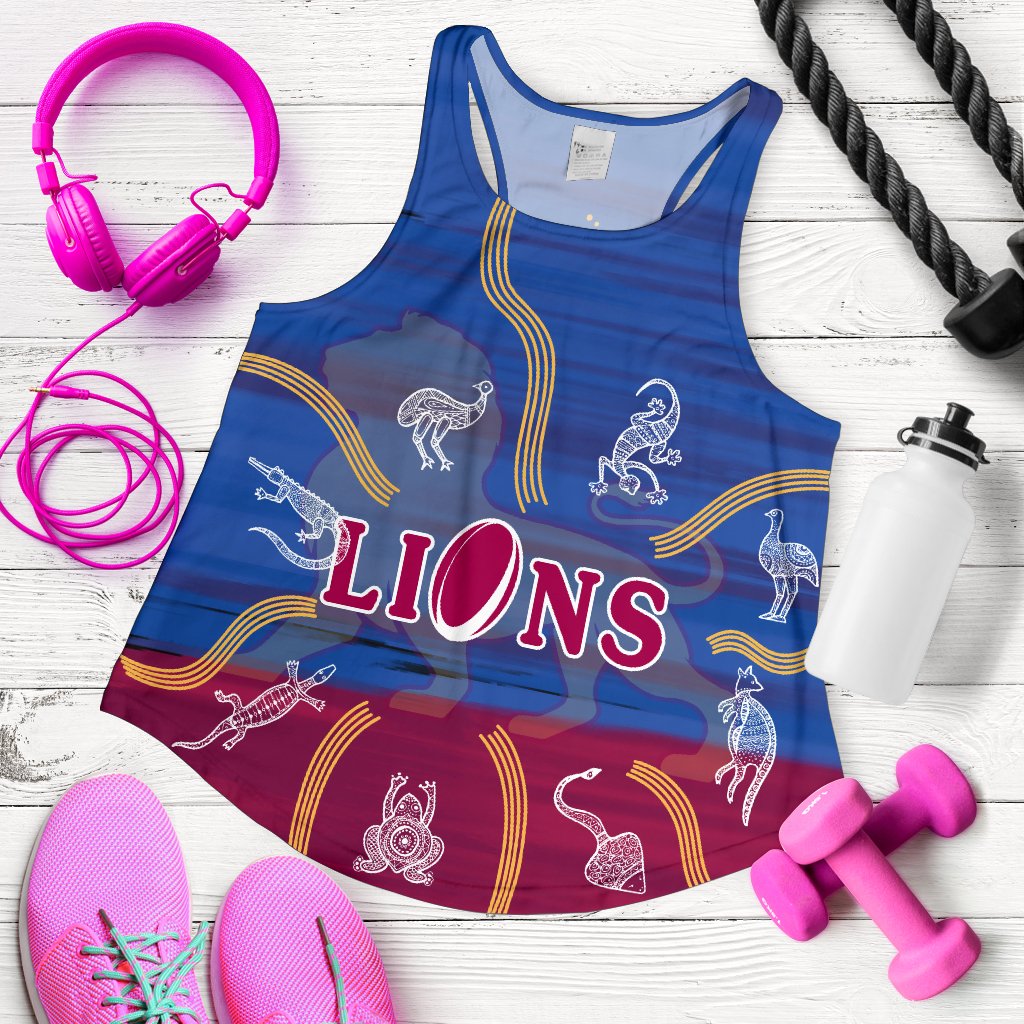 Brisbane Women's Racerback Proud Lions Simple - Vibe Hoodie