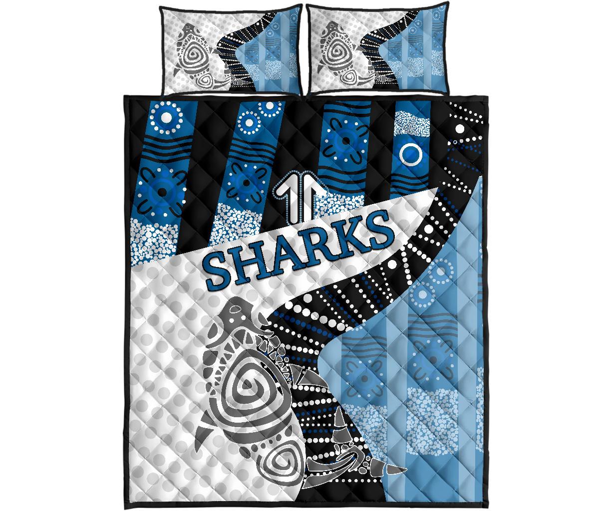 sharks-quilt-bed-set