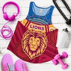 Brisbane Indigenous Women Racerback Tank Proud Lions - Vibe Hoodie