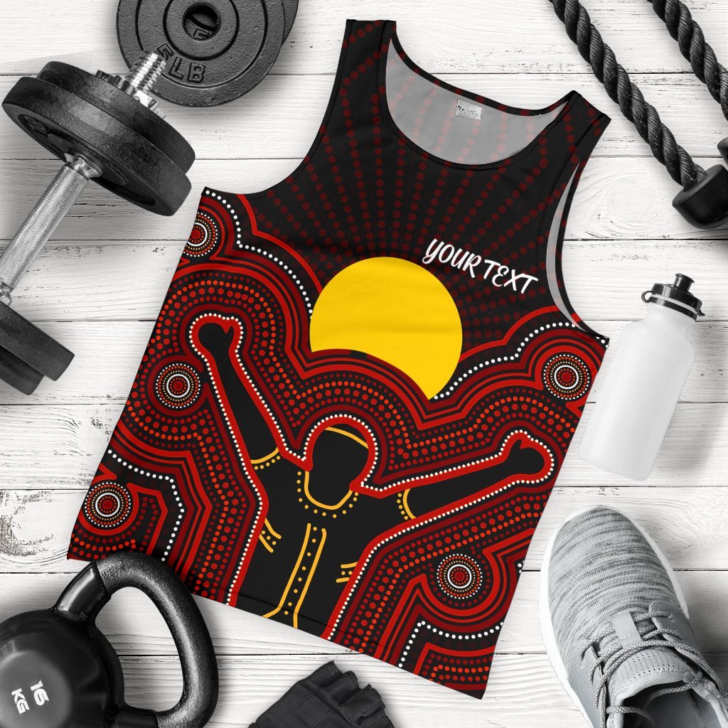 aboriginal-personalised-mens-tank-top-the-sun-always-shines