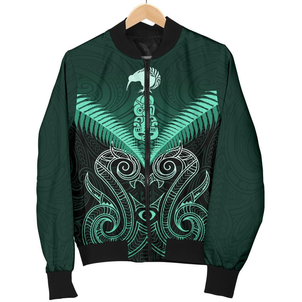 maori-manaia-new-zealand-women-bomber-jacket-turquoise