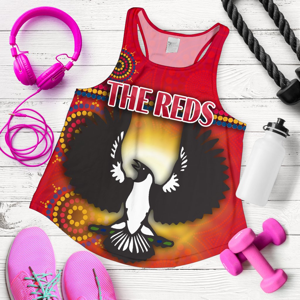 Adelaide Women Racerback Tank The Reds - Vibe Hoodie