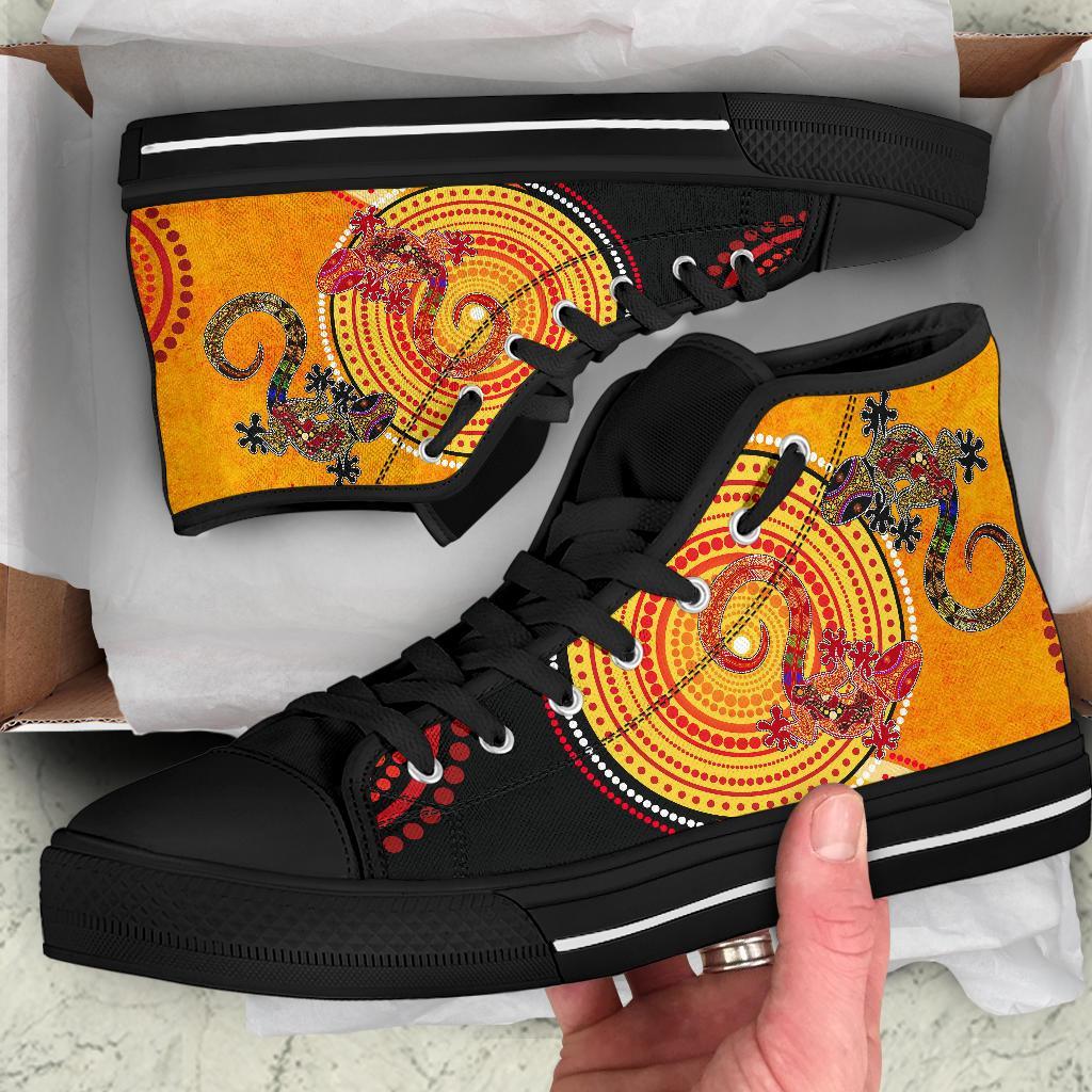 aboriginal-high-top-shoe-couple-aboriginal-lizards