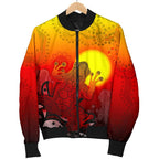 aboriginal-womens-bomber-jacket-indigenous-frog-red