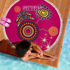 sydney-beach-blanket-sixers-indigenous-magenta