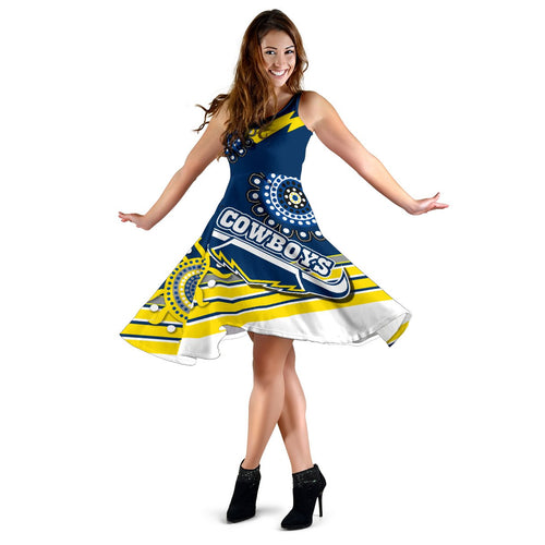 Proud Cowboys Women's Dress Indigenous North Queensland - Vibe Hoodie