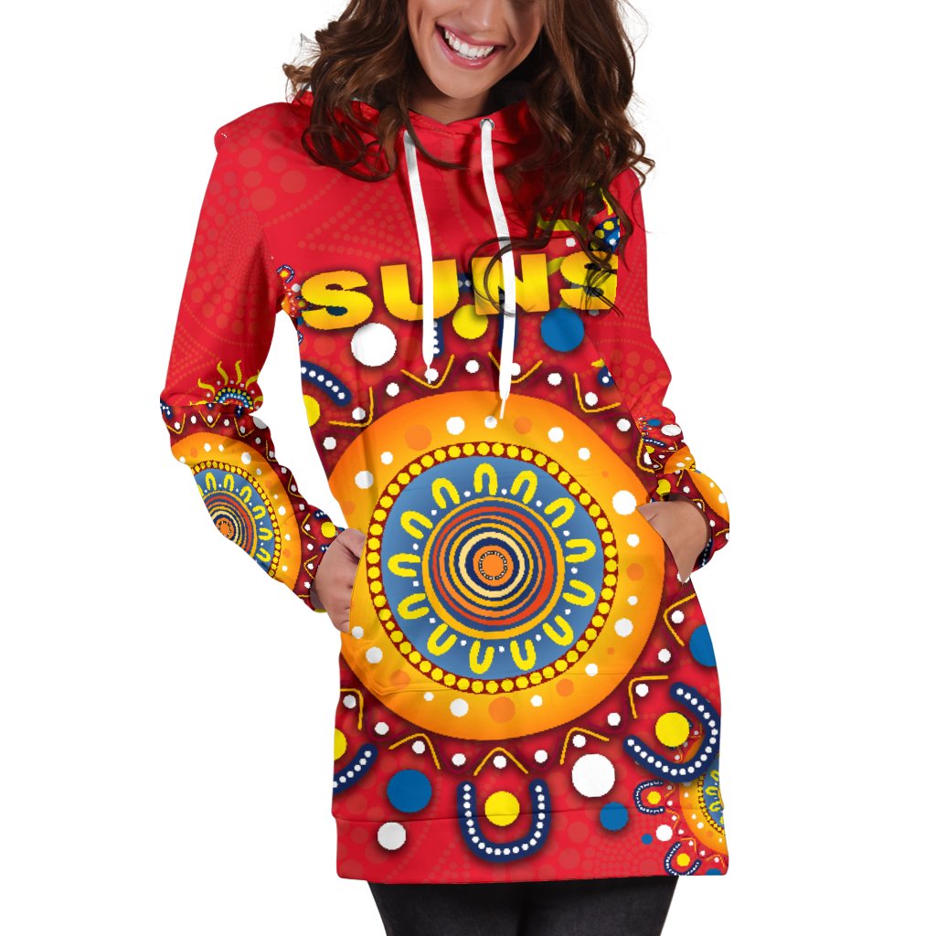 gold-coast-women-hoodie-dress-suns-indigenous