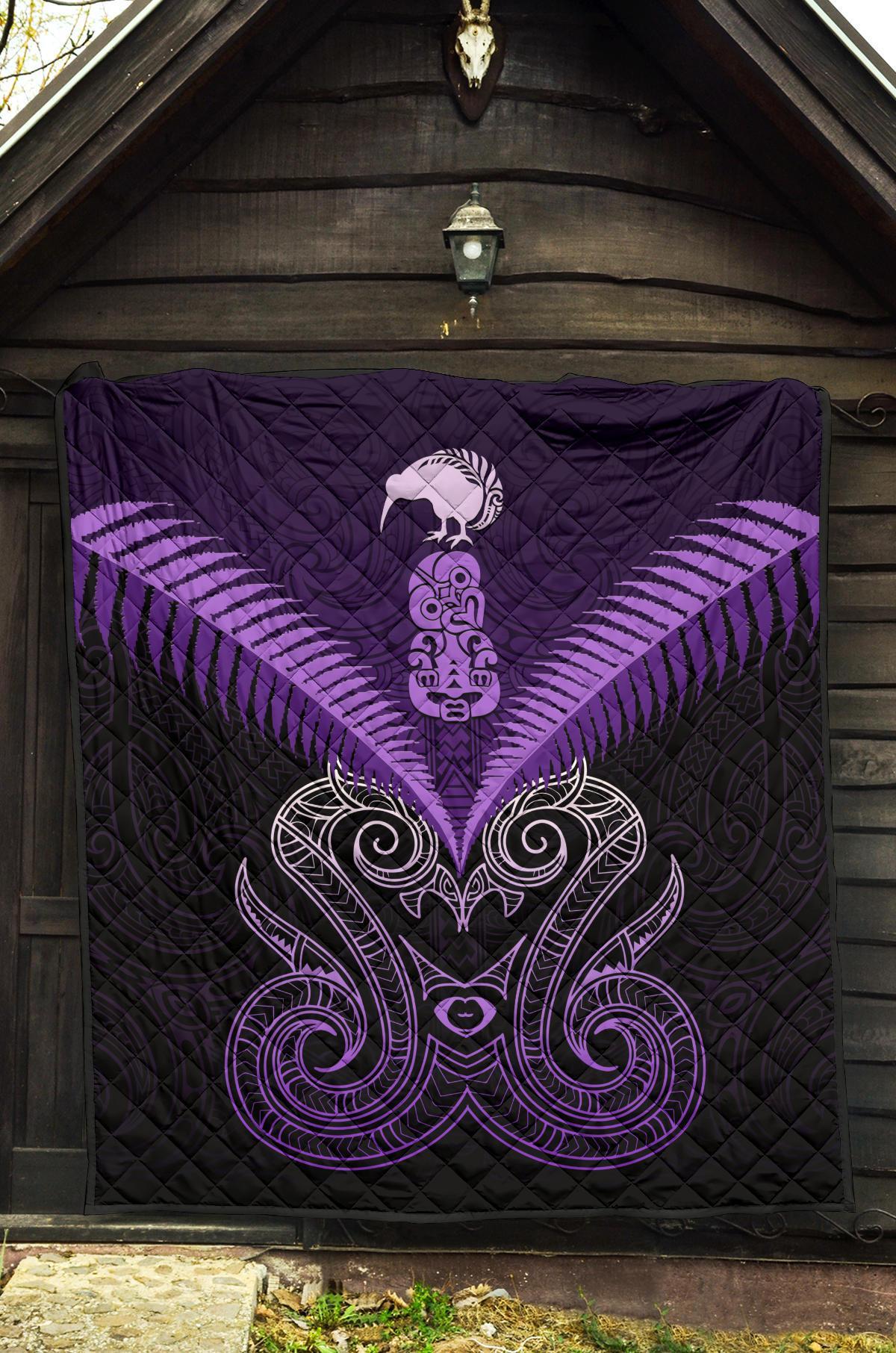 maori-manaia-new-zealand-premium-quilt-purple