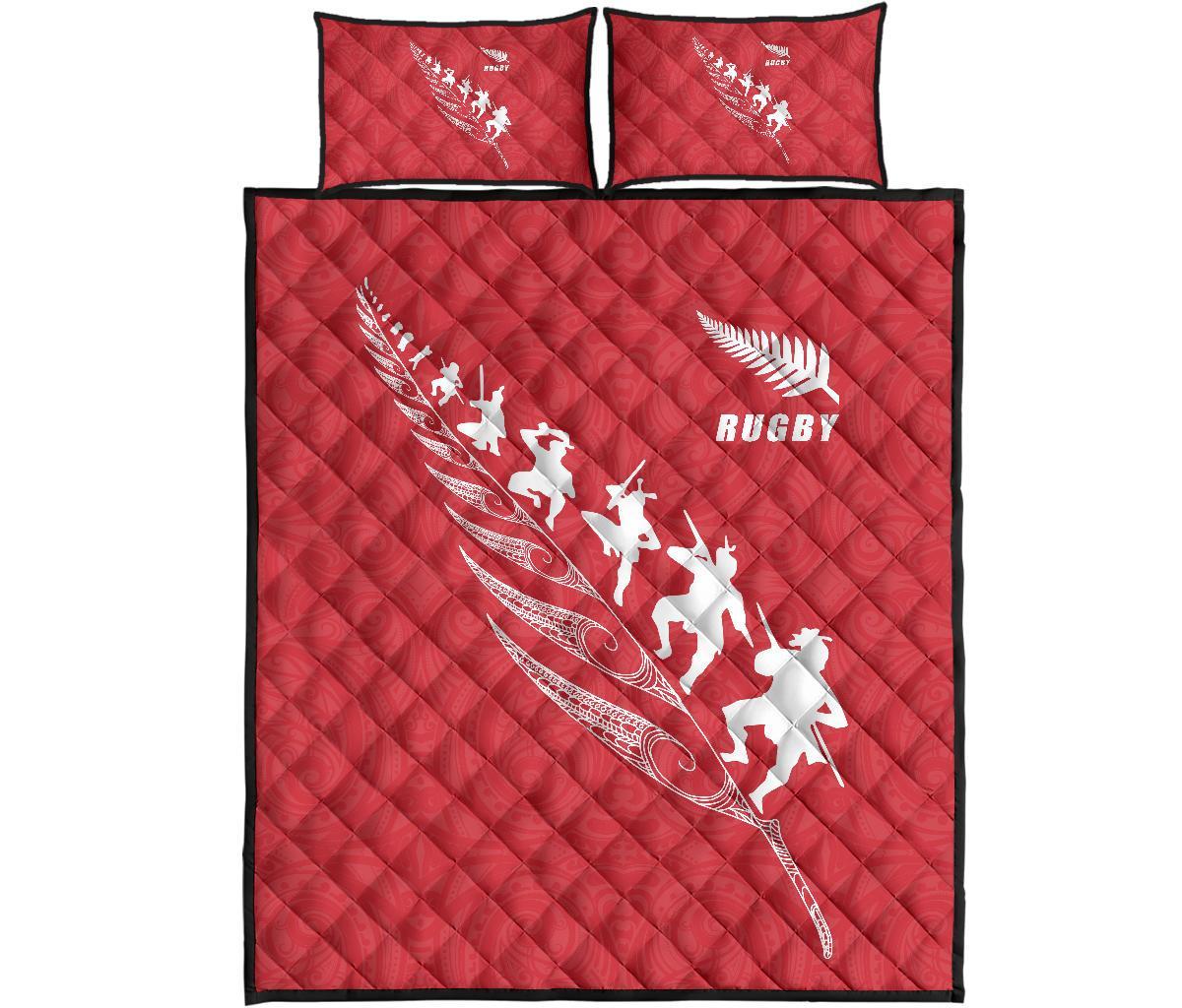 quilt-bed-set-nz-rugby-haka-red