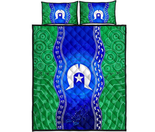torres-strait-islanders-quilt-bed-set-torres-symbol-with-aboriginal-patterns