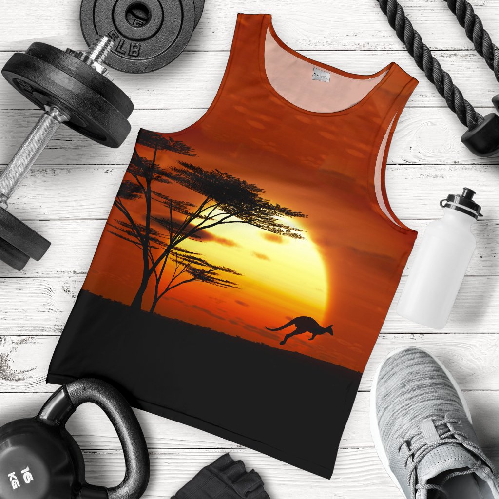 men-tank-top-kangaroo-mens-tank-sunset-ver01