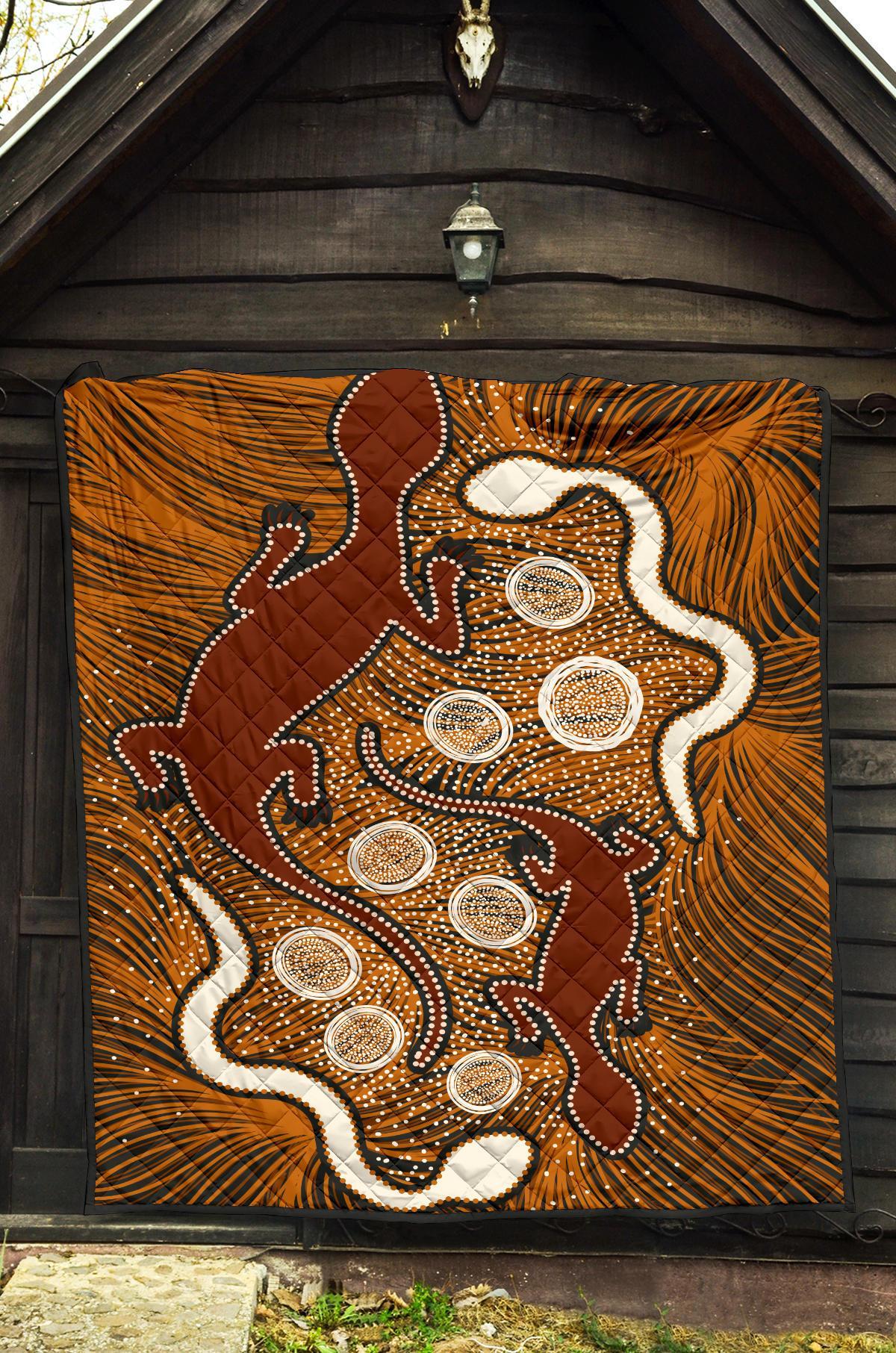 aboriginal-area-rug-indigenous-brown-lizard-and-white-snake