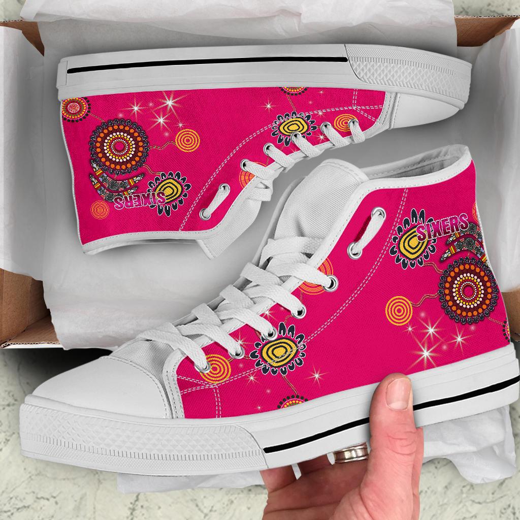 sydney-high-top-shoe-sixers-indigenous-magenta