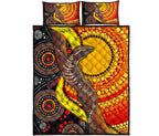 1saustralia-quilt-bed-set-australian-aboriginal-dot-painting-sun-and-lizard