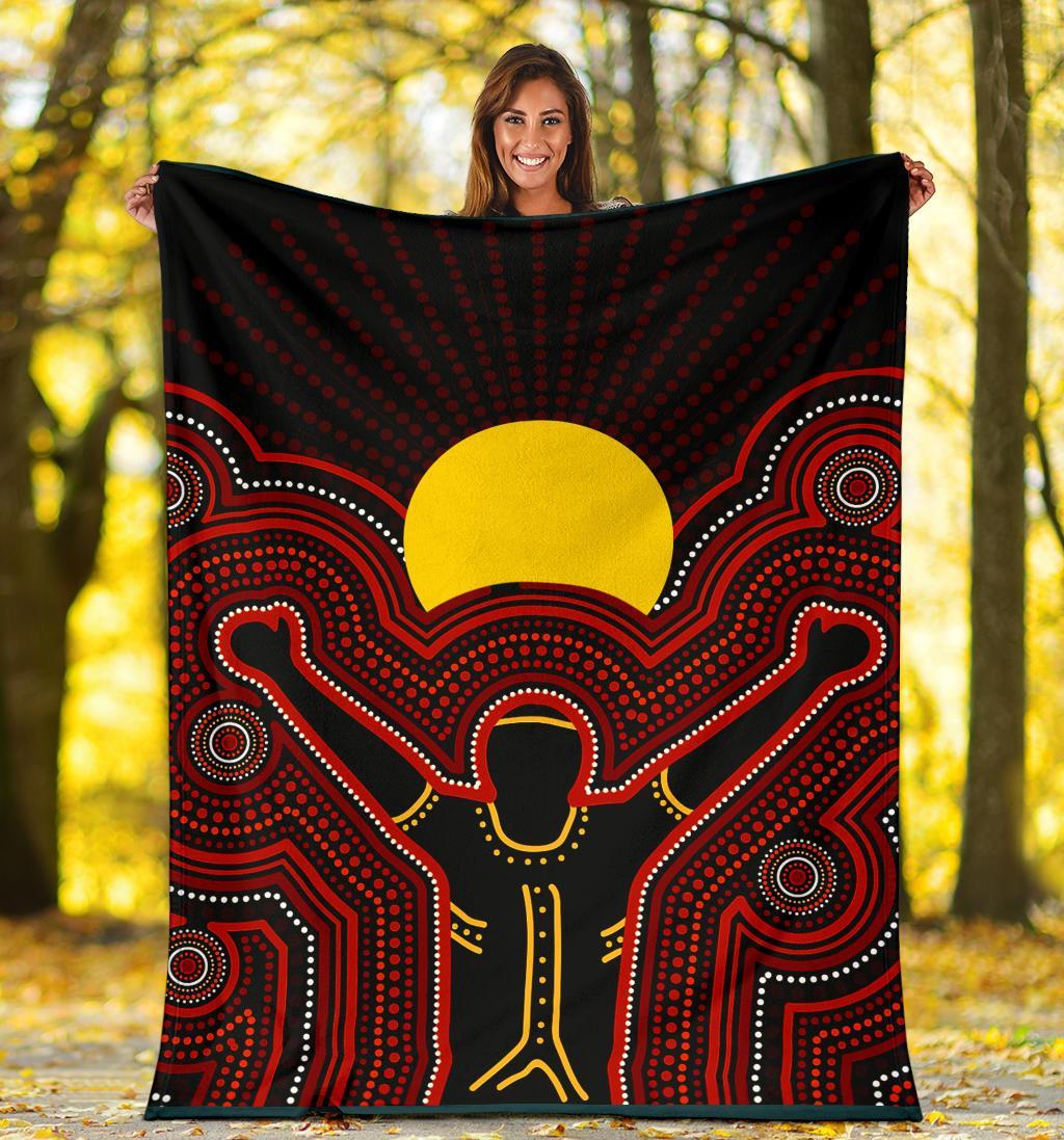 aboriginal-premium-blanket-the-sun-always-shines