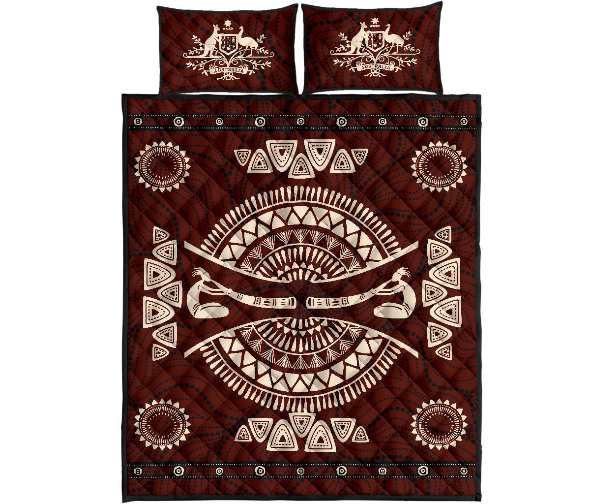 quilt-cover-set-didgeridoo-australia-bed-set-aboriginal-patterns-ver01