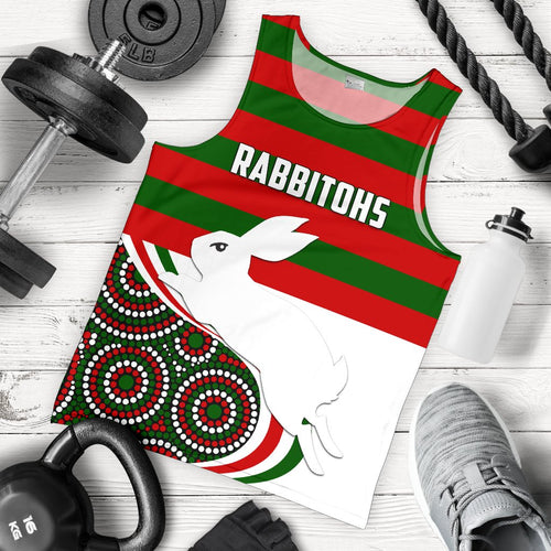 rabbitohs-indigenous-rugby-mens-tank-top-rabbit-jumping