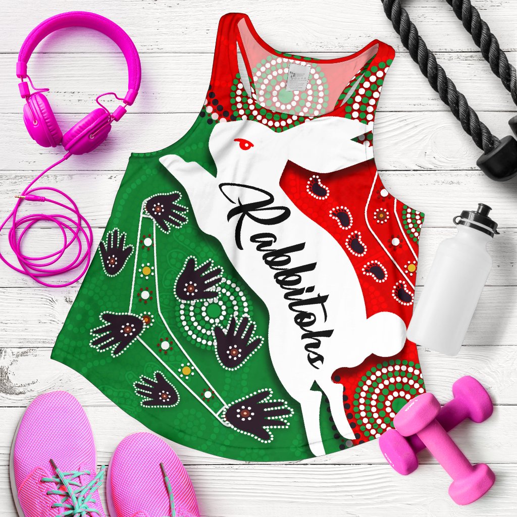 Rabbitohs Forever Women Racerback Tank Indigenous - Vibe Hoodie