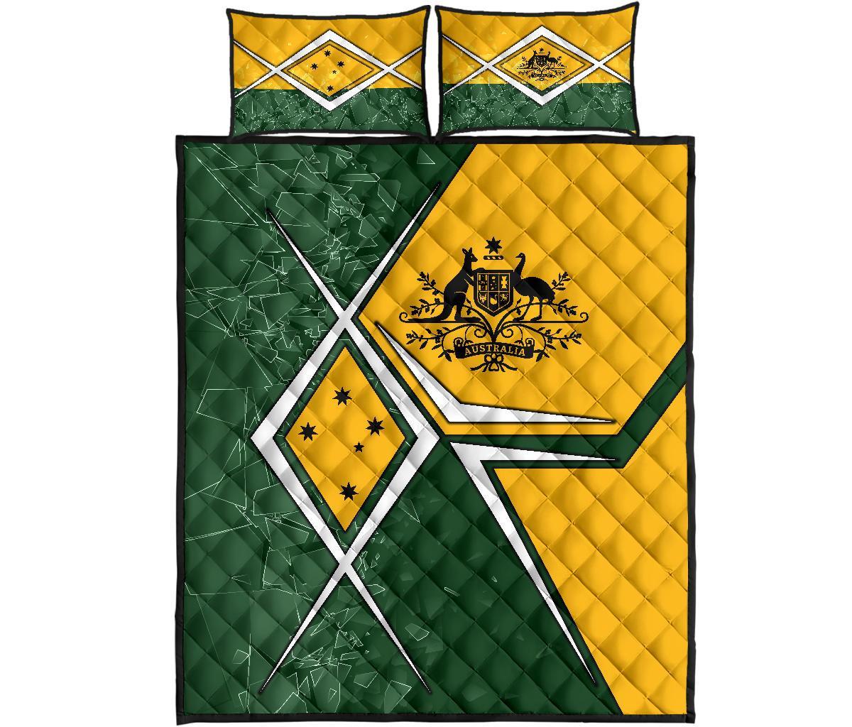 quilt-bed-set-aussie-flag-green