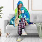 custom-text-aboriginal-hooded-blanket-indigenous-turtle-ocean-dot-painting-art