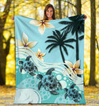 new-zealand-premium-blanket-blue-turtle-hibiscus