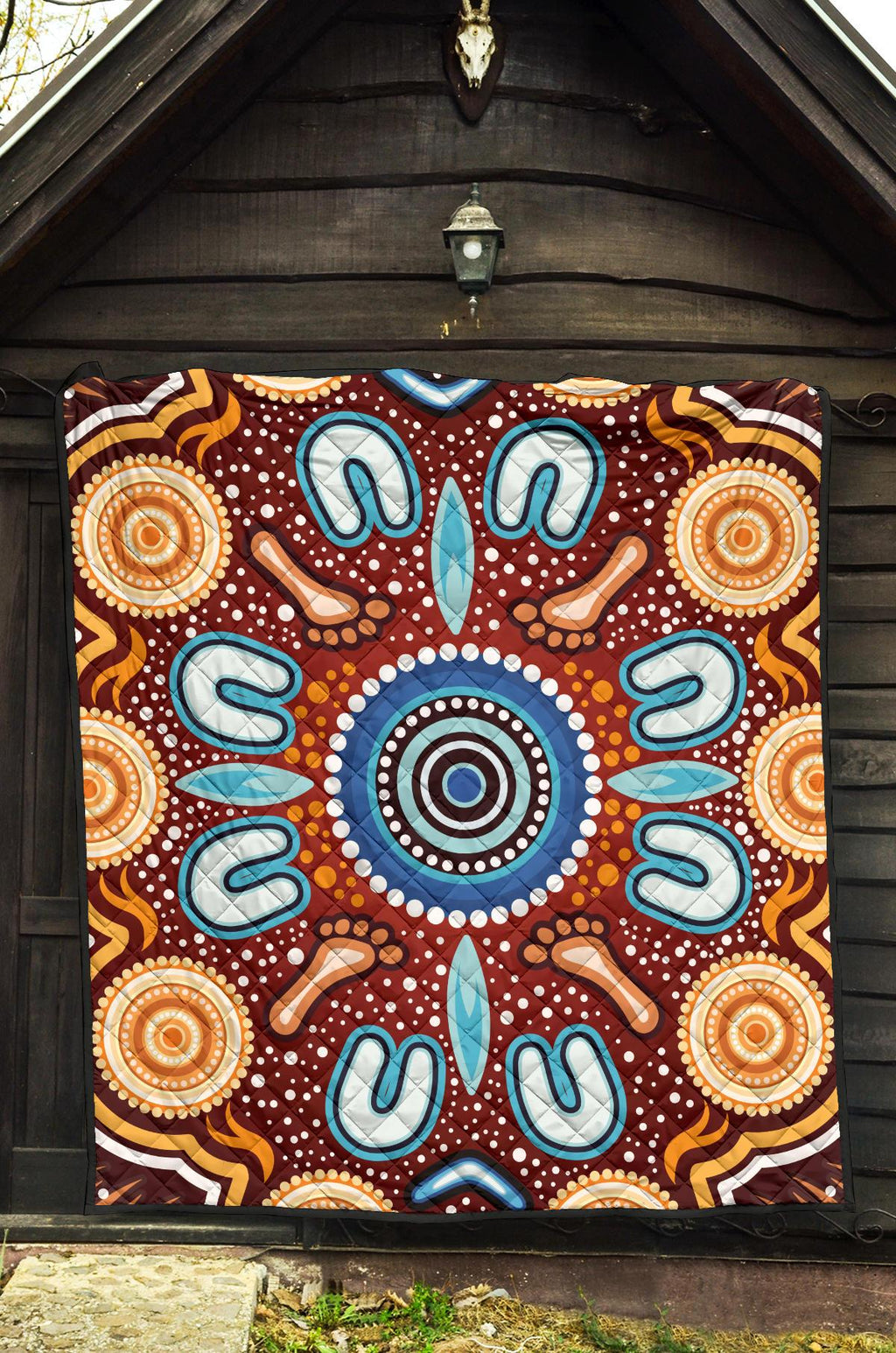 aboriginal-premium-quilt-indigenous-circle-dot-painting-ver02
