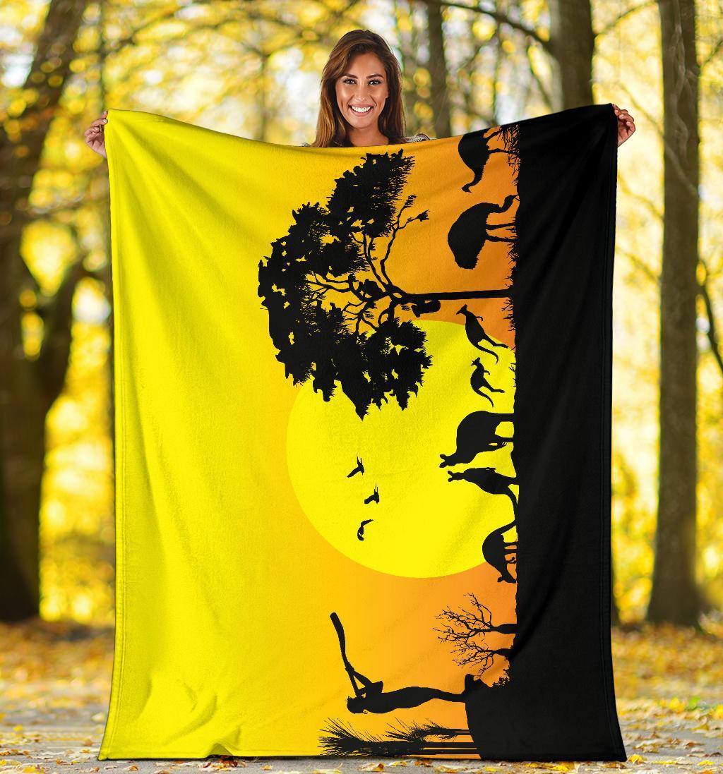 custom-text-blankets-sunset-australia-view