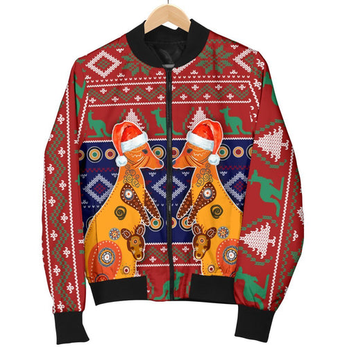 christmas-womens-bomber-jacket-mother-kangaroo-in-christmas