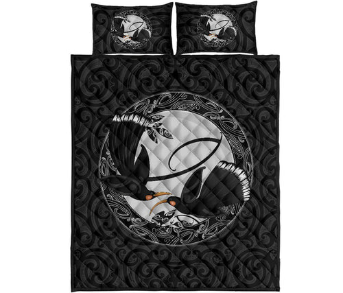 new-zealand-huia-bird-maori-quilt-bed-set