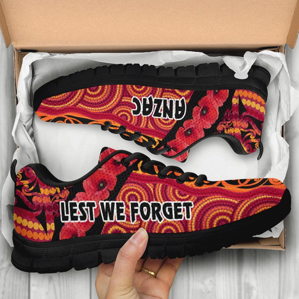 anzac-lest-we-forget-poppy-sneakers-new-zealand-maori-silver-fern-australia-aboriginal