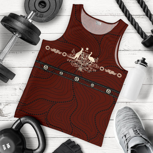 men-tank-top-australian-coat-of-arms-mens-tank-aboriginal-patterns