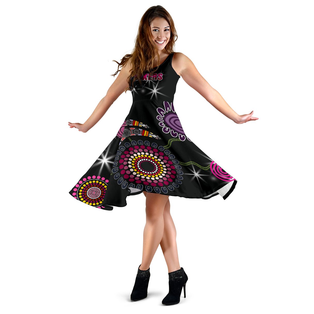 Sydney Women's Dress Sixers Indigenous - Black - Vibe Hoodie